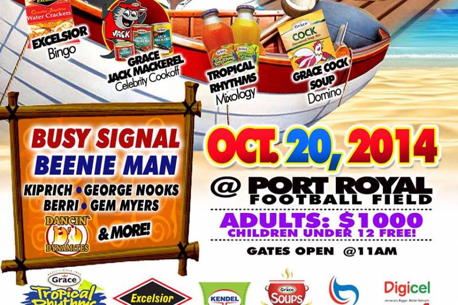 Port Royal Seafood Festival Moon Jamaica